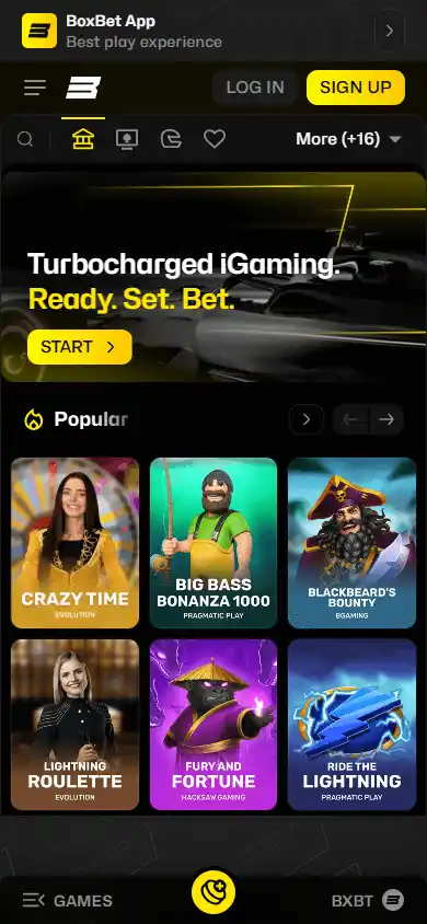 BoxBet.io Casino screenshot 4