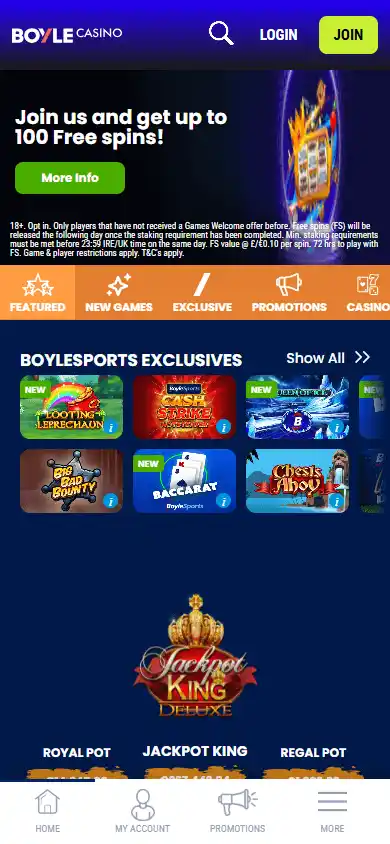 BOYLE Casino screenshot 3