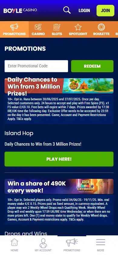 BOYLE Casino screenshot 4
