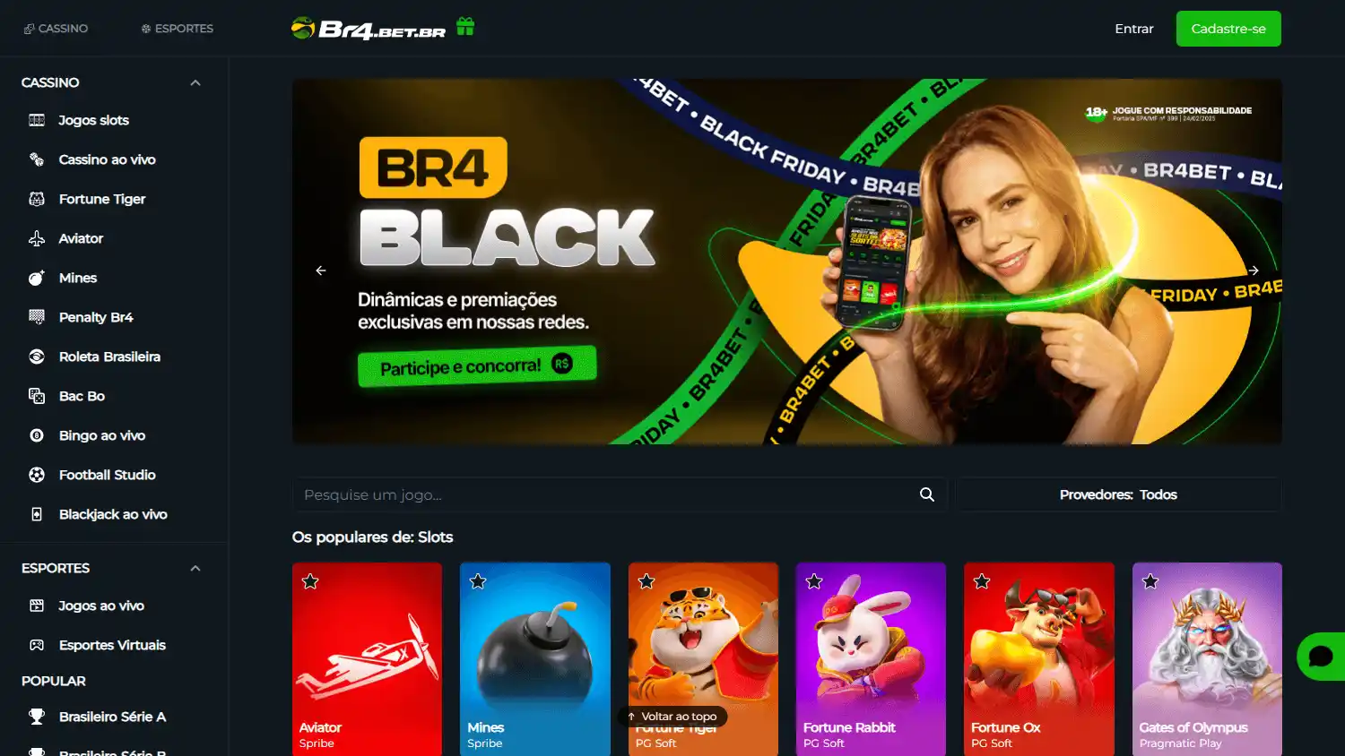 BR4BET Casino screenshot 2