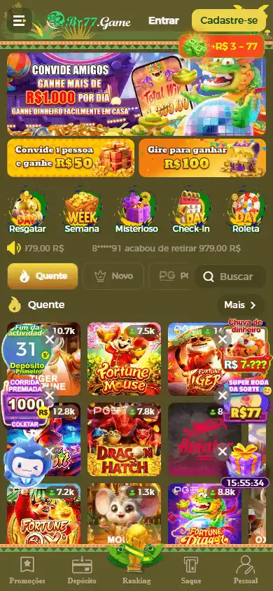 BR77 Casino screenshot 3