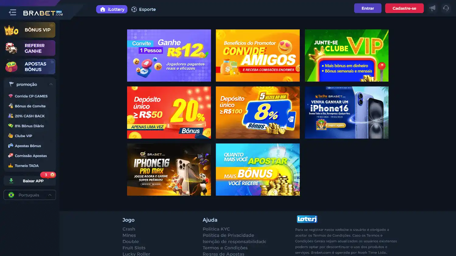 Brabet Casino screenshot 2