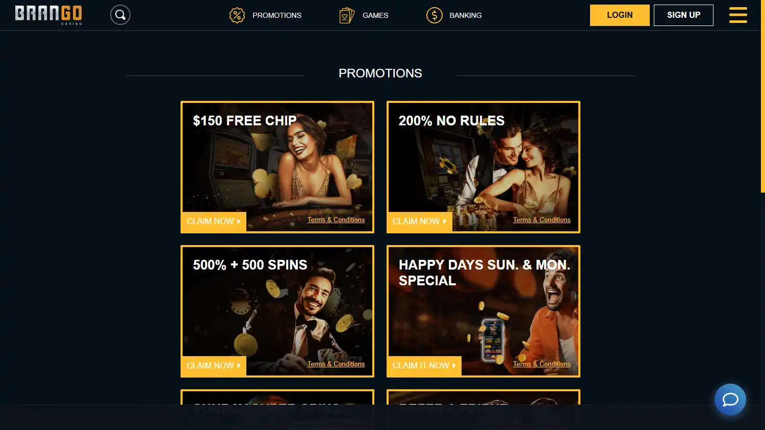 Brango Casino screenshot 3