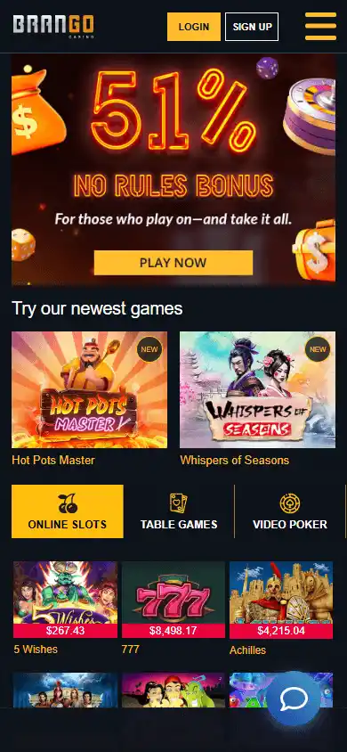 Brango Casino screenshot 5