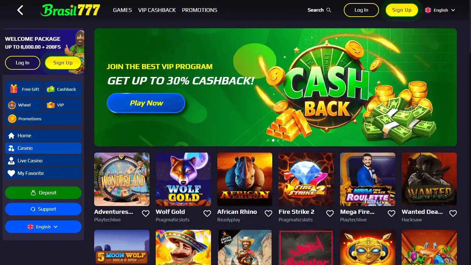 Brasil777 Casino screenshot 2