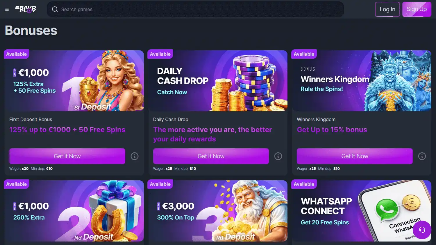 Bravo Play Casino screenshot 3