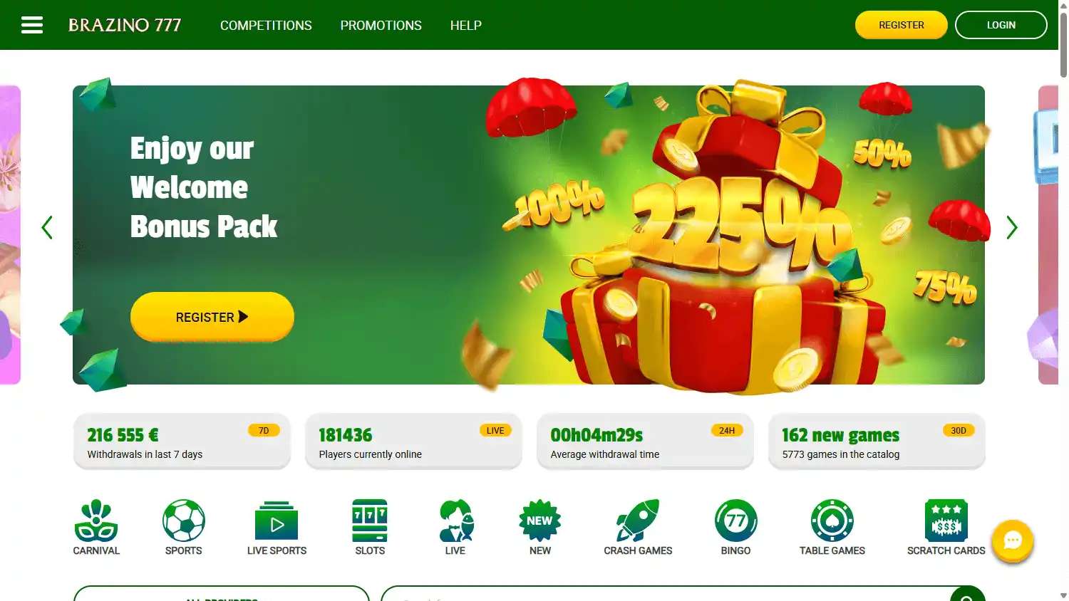 Brazino777 Casino BR screenshot 2
