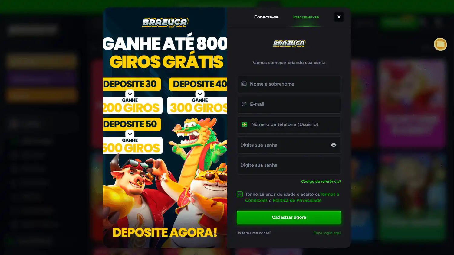 BrazucaBet Casino screenshot 2