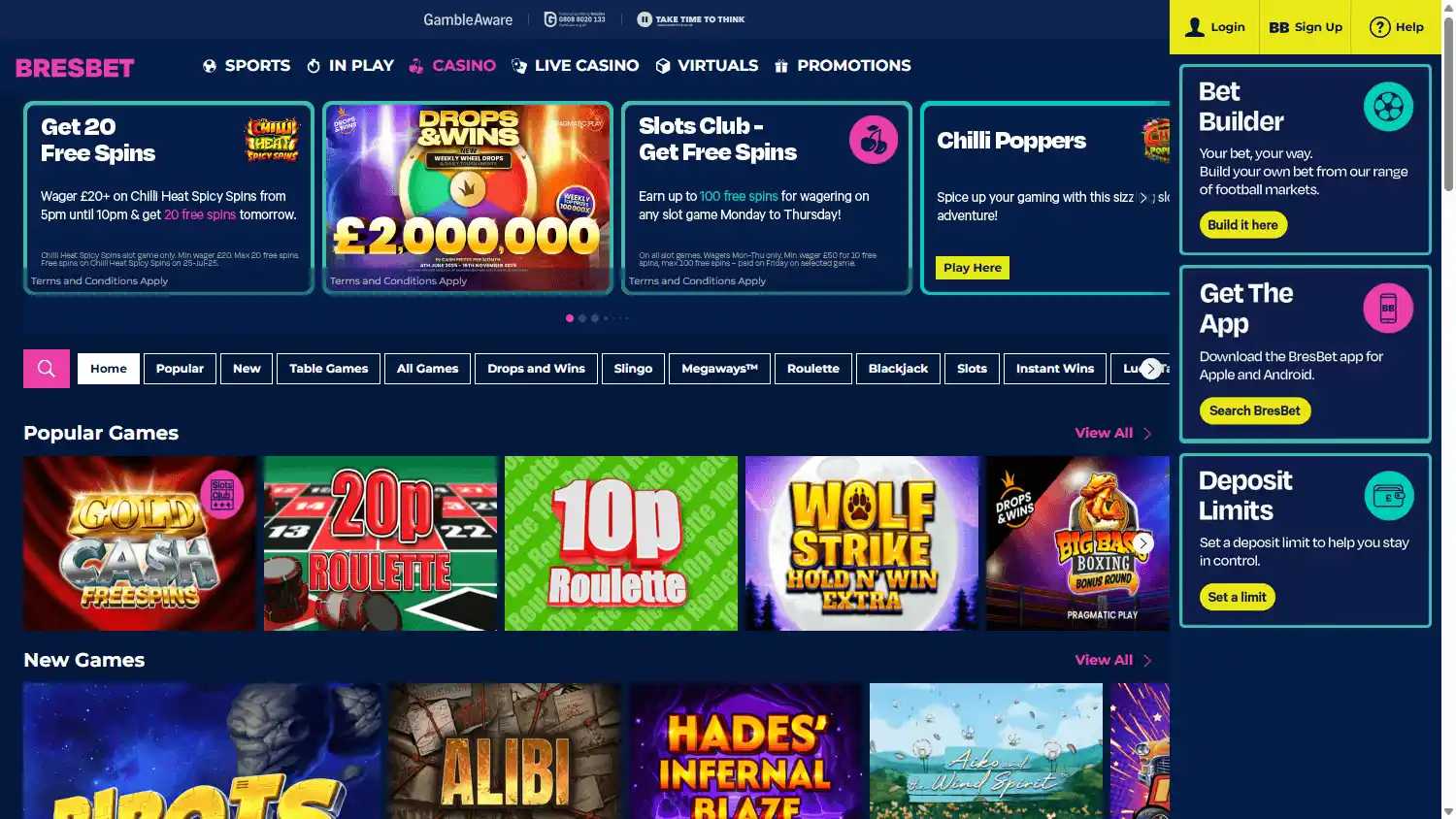 BresBet Casino screenshot 2