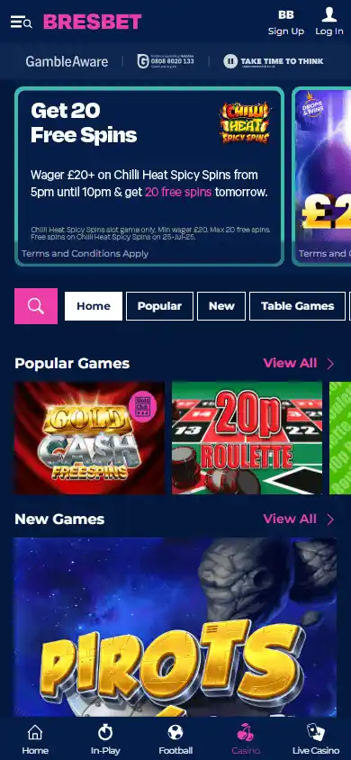 BresBet Casino screenshot 5