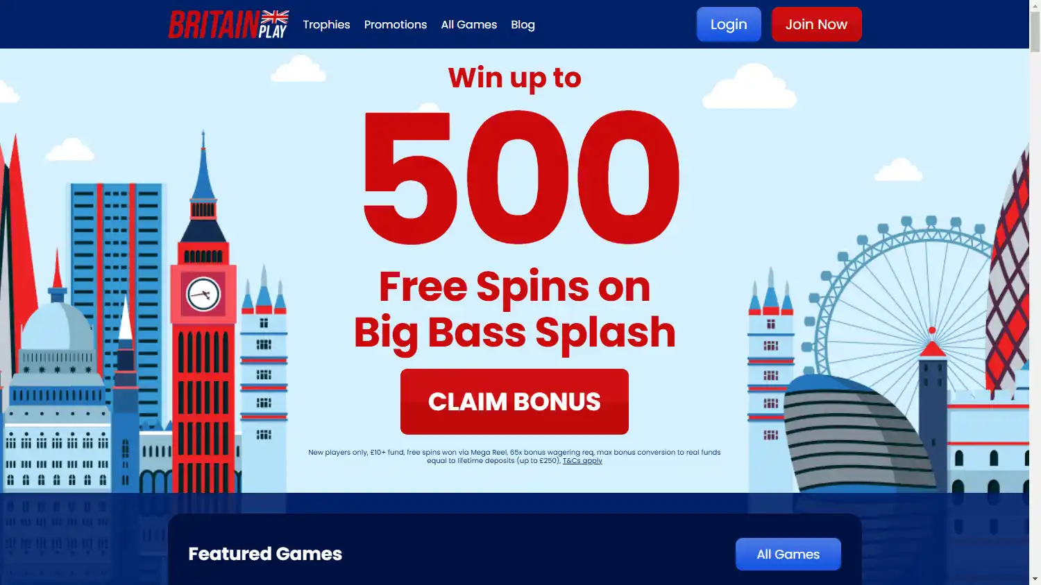Britain Play Casino screenshot 1