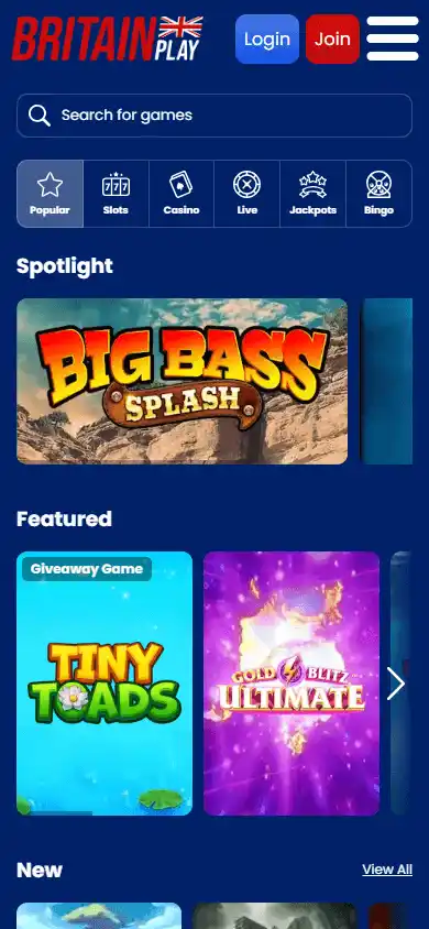 Britain Play Casino screenshot 5