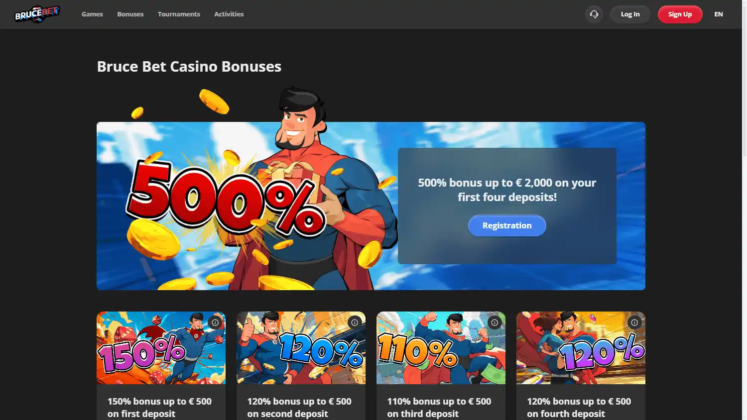 Bruce Bet Casino screenshot 3