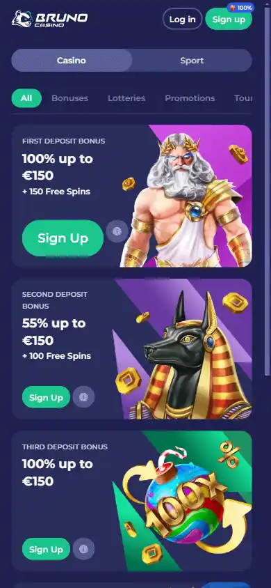 Bruno Casino screenshot 6