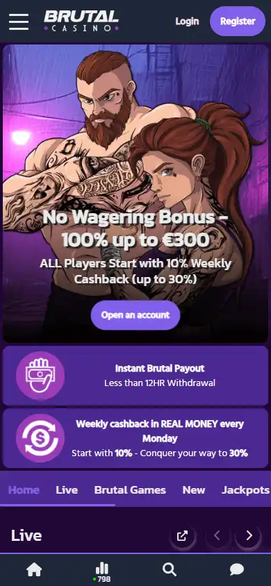 Brutal Casino screenshot 4