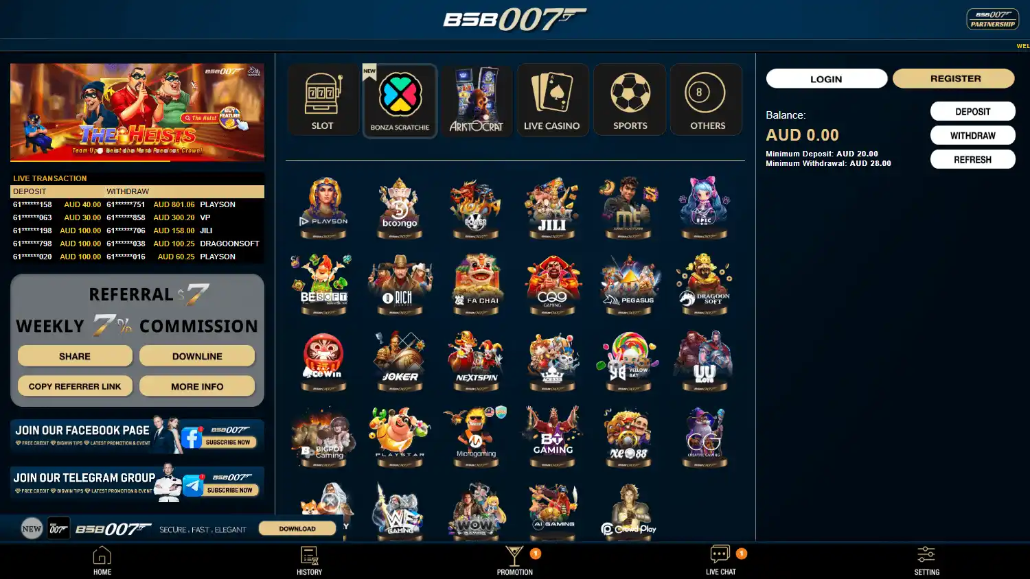 BSB007 Casino screenshot 1