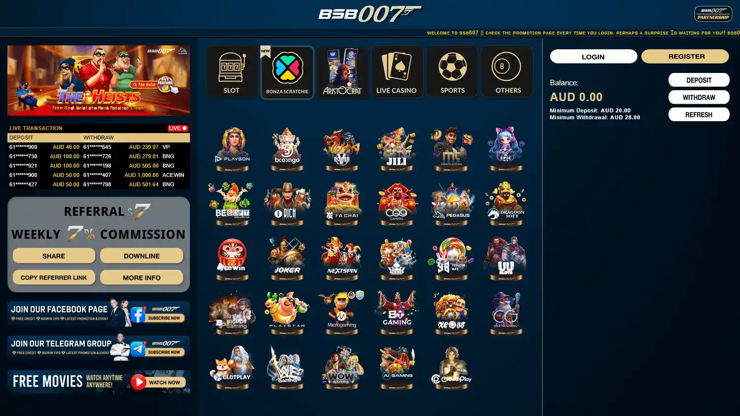BSB007 Casino screenshot 2