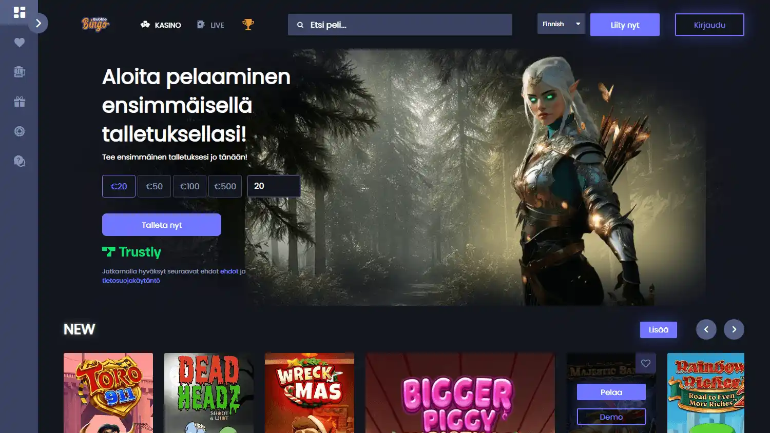 Bubble.Bingo Casino screenshot 1