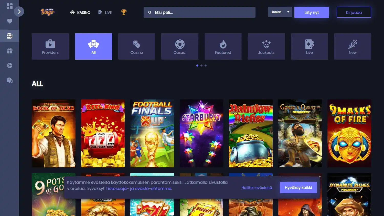 Bubble.Bingo Casino screenshot 2