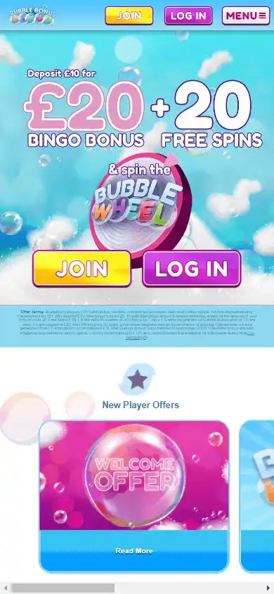 Bubble Bonus Bingo Casino screenshot 4