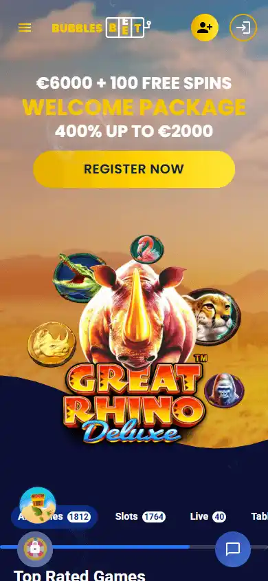 Bubbles Bet Casino screenshot 4