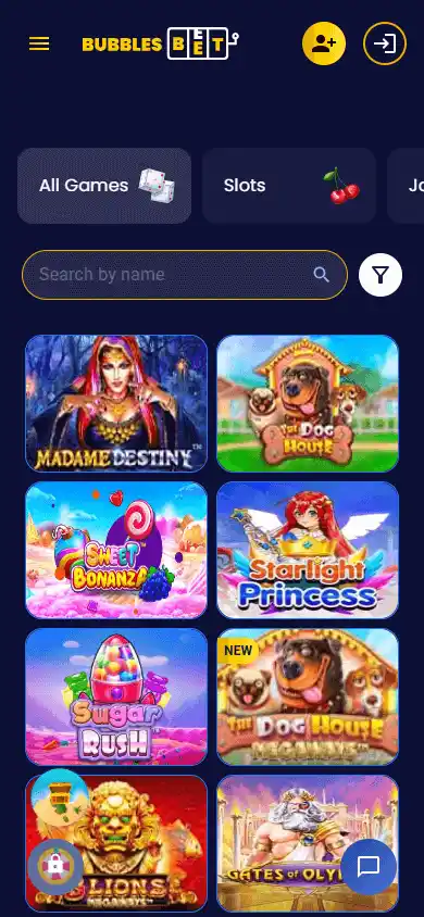 Bubbles Bet Casino screenshot 5