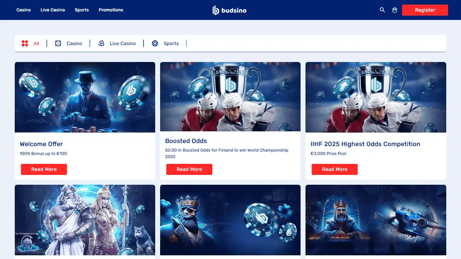 Budsino Casino screenshot 3