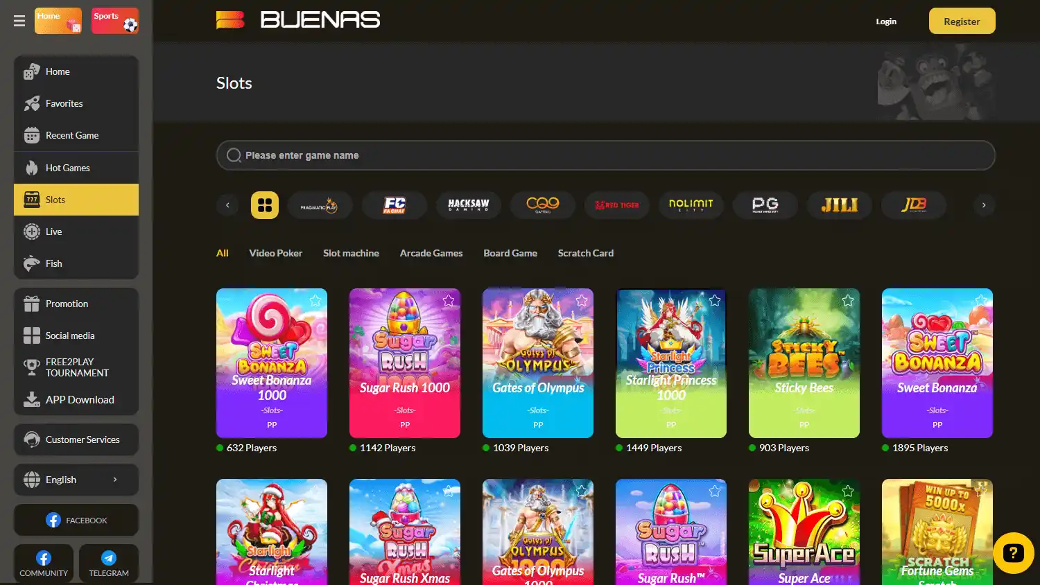 BUENAS Casino screenshot 2