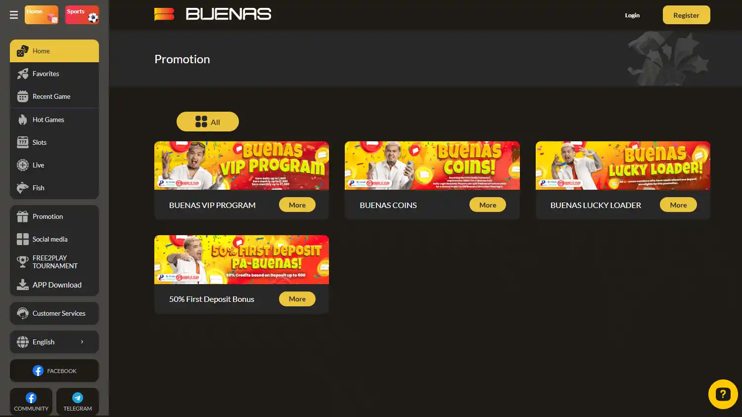 BUENAS Casino screenshot 3