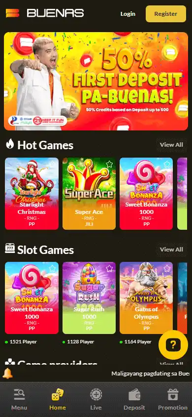 BUENAS Casino screenshot 4