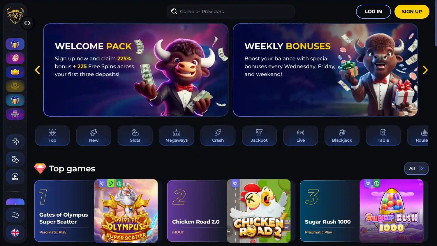 Buff Bets Casino screenshot 1