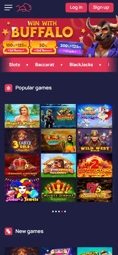 Buffalo Casino screenshot 2