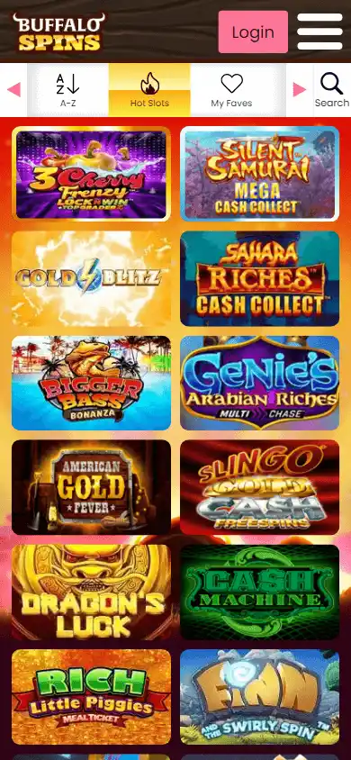 Buffalo Spins Casino screenshot 5