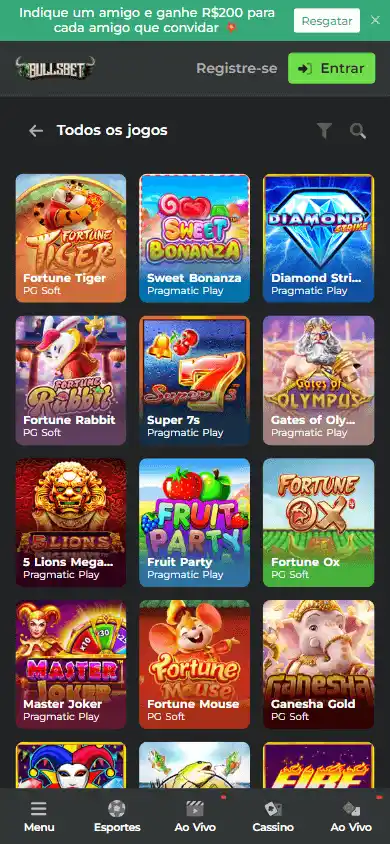 Bulls Bet Casino screenshot 5