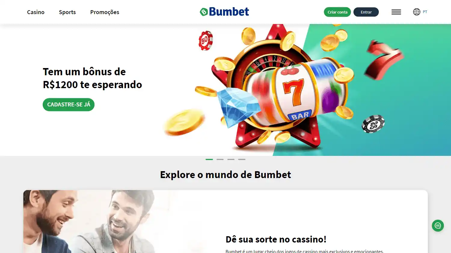 Bumbet Casino screenshot 1