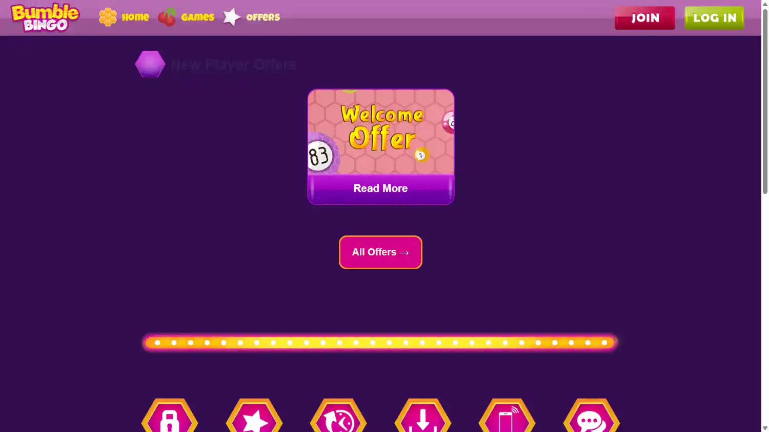 Bumble Bingo Casino screenshot 3