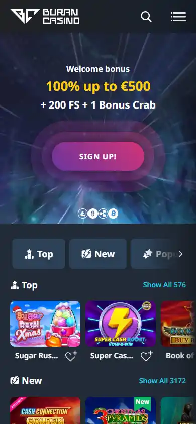 Buran casino screenshot 5