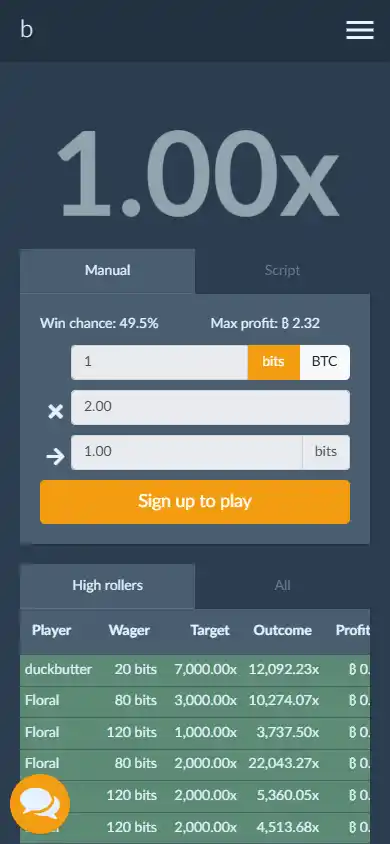 BustADice Casino screenshot 4
