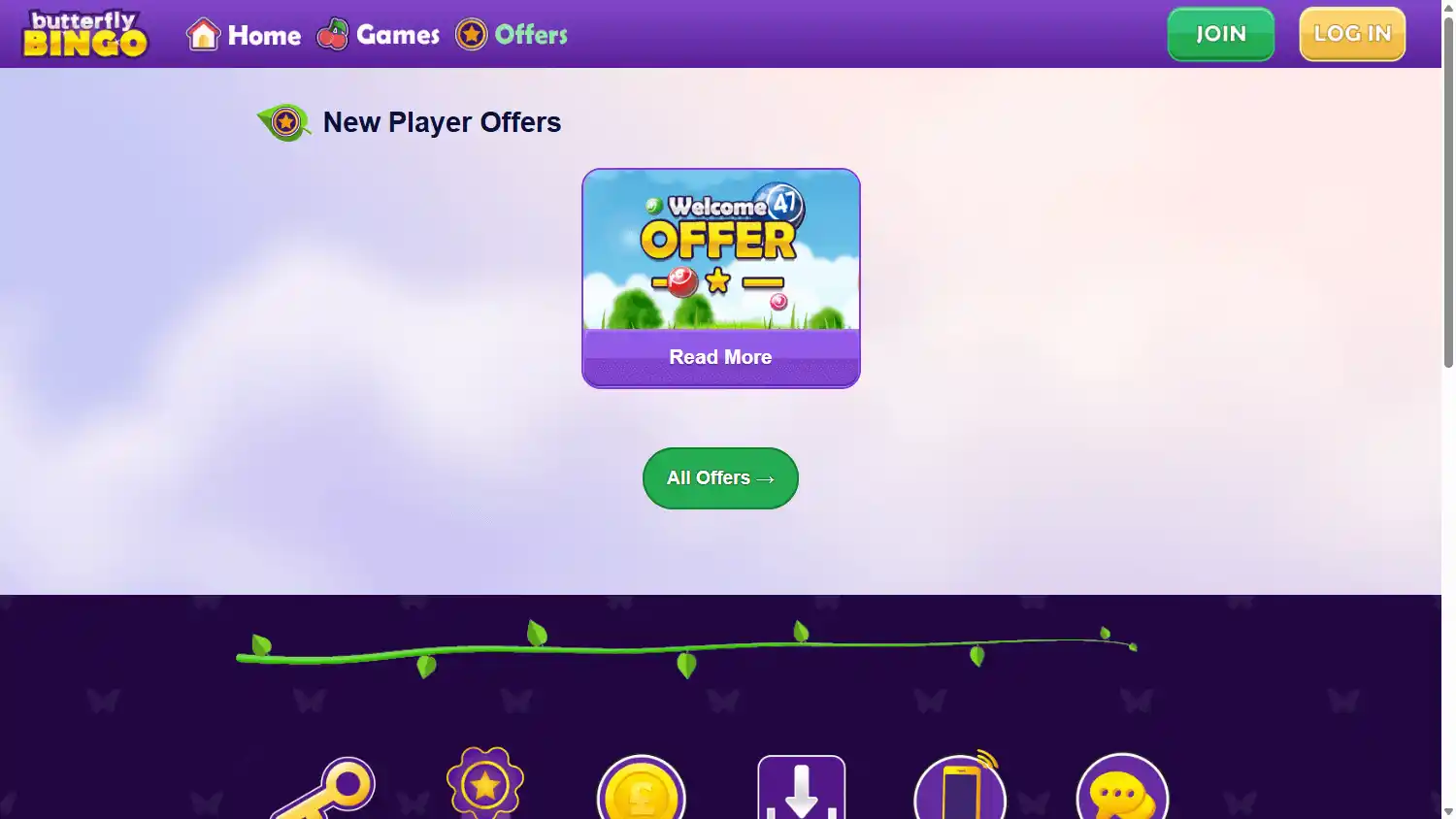 Butterfly Bingo Casino screenshot 3