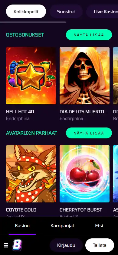 Buumi Casino screenshot 5