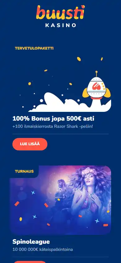 Buusti Casino screenshot 6