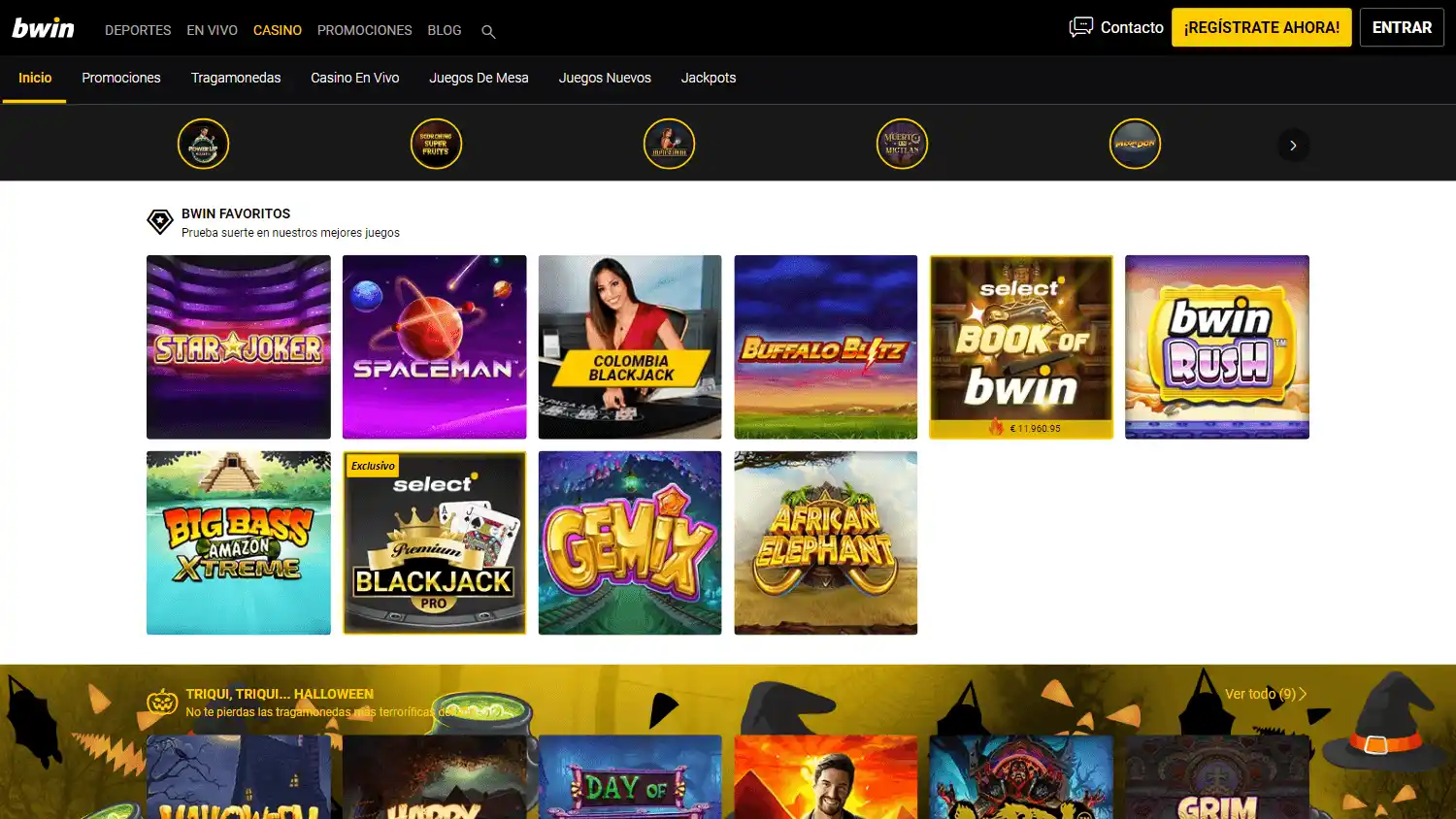 bwin Casino screenshot 1