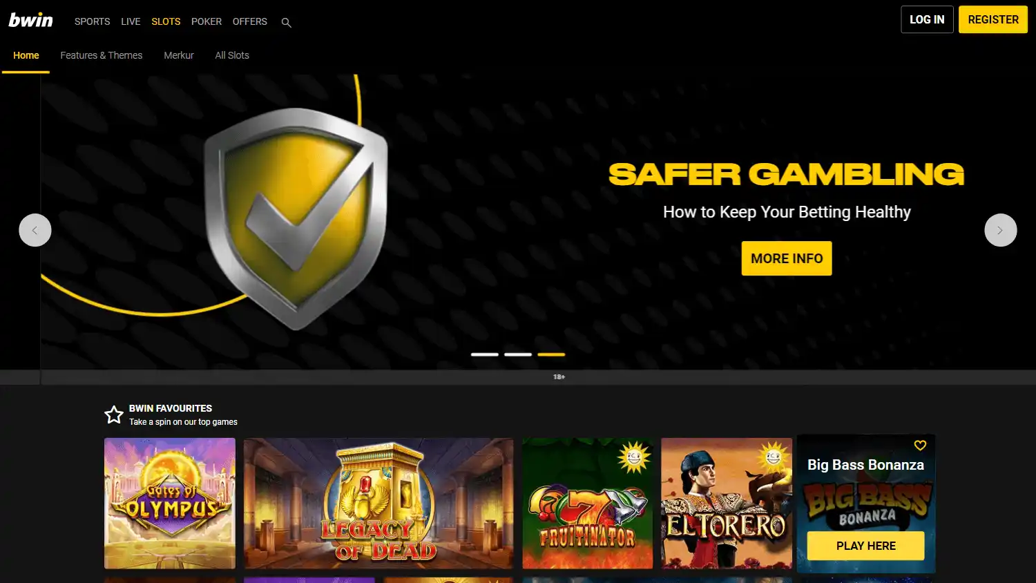 bwin Casino screenshot 1