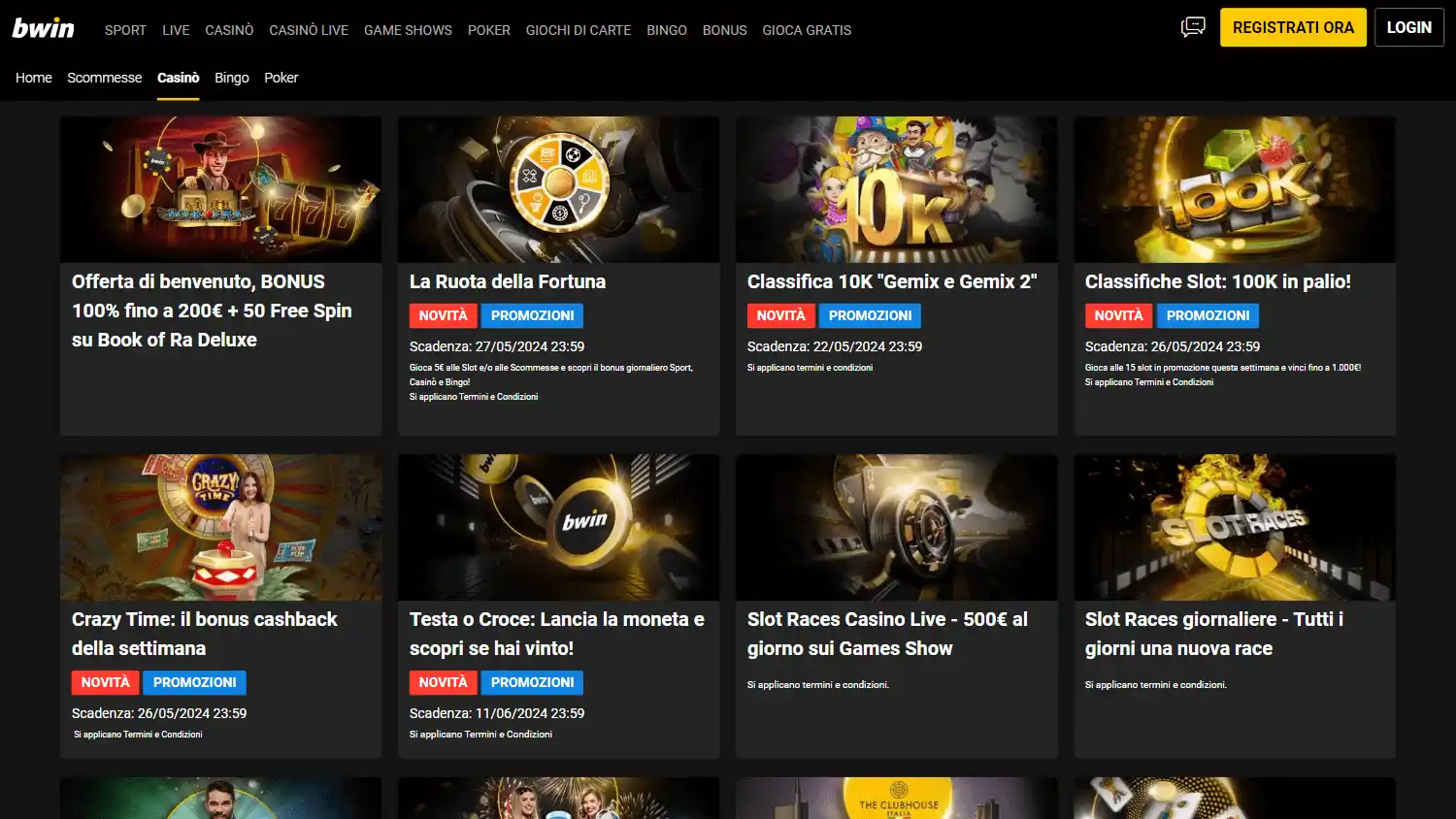 bwin Casino IT screenshot 1