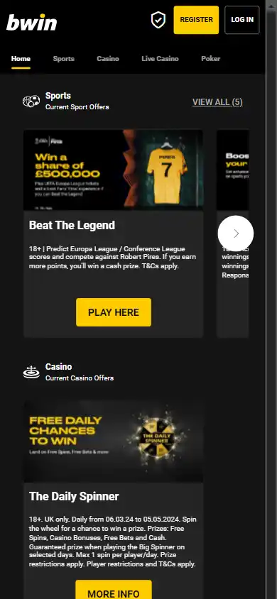 bwin Casino IT screenshot 6