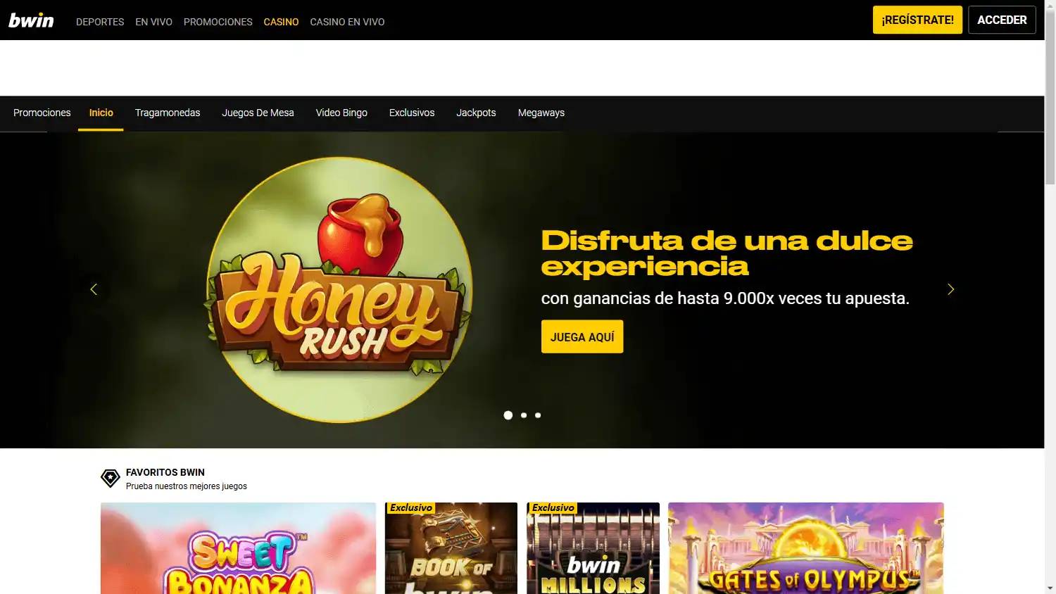 bwin Casino screenshot 1