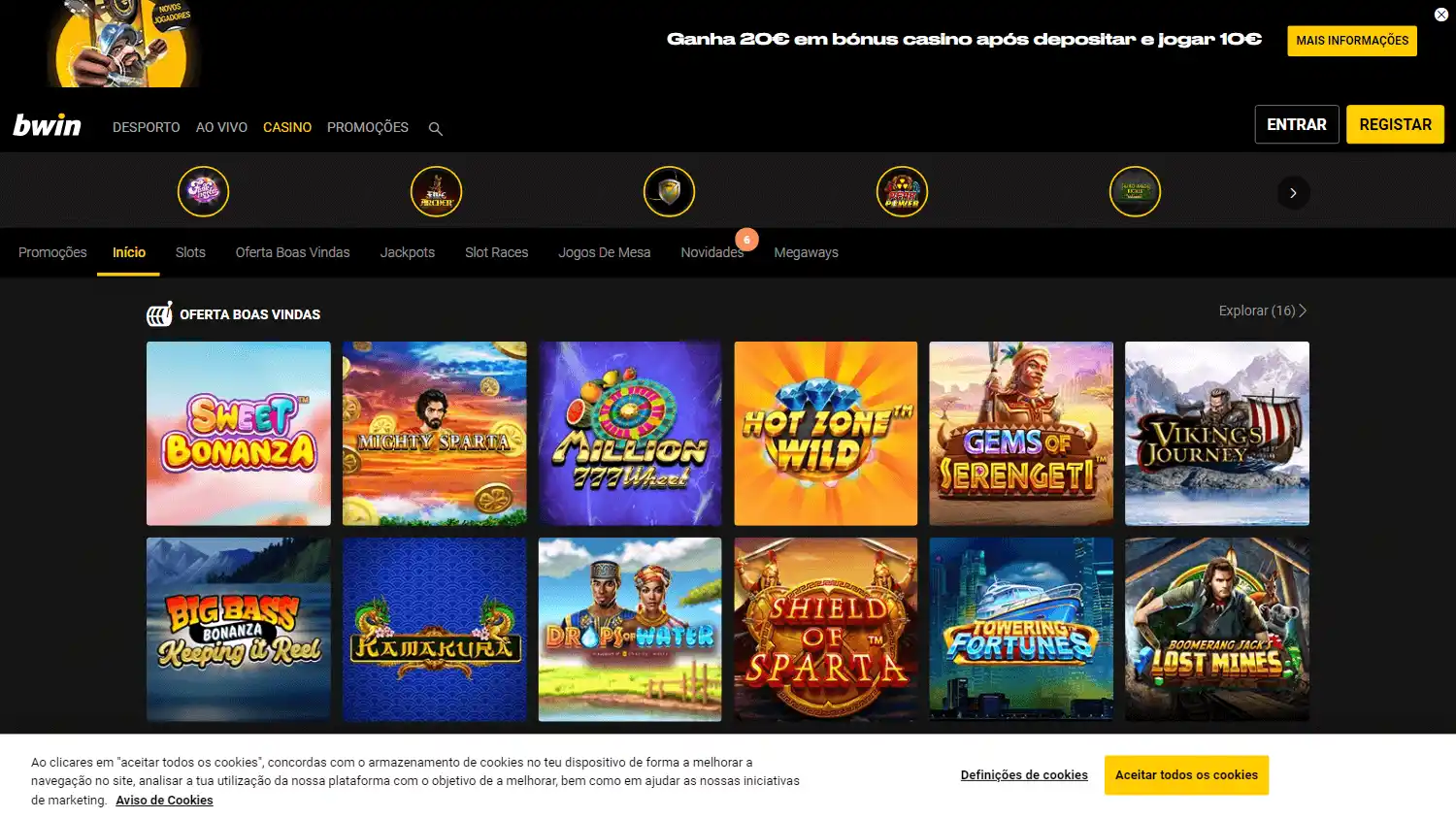 bwin Casino screenshot 1