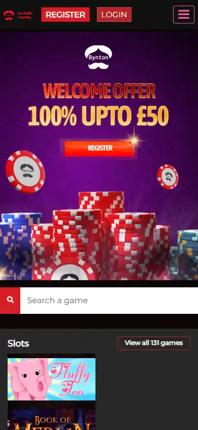 Bynton Casino screenshot 2
