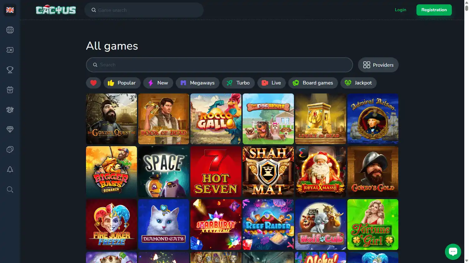 Cactus Casino screenshot 2
