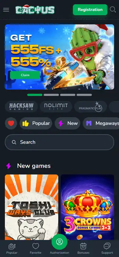 Cactus Casino screenshot 4